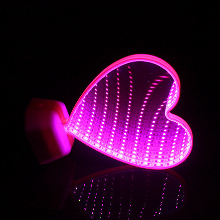 LED Infinity Love Tunnel Light – Double-Sided 3D Mirror Effect for Bedroom, Living Room & Party Décor