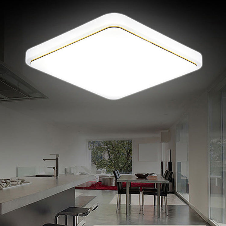 Modern Square LED Ceiling Lamp – Minimalist Lighting Fixture for Living Rooms & Bedrooms