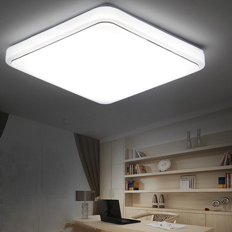Modern Square LED Ceiling Lamp – Minimalist Lighting Fixture for Living Rooms & Bedrooms