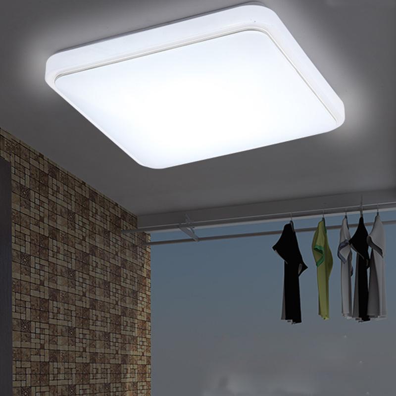 Modern Square LED Ceiling Lamp – Minimalist Lighting Fixture for Living Rooms & Bedrooms