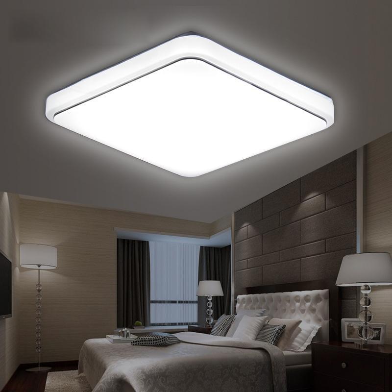 Modern Square LED Ceiling Lamp – Minimalist Lighting Fixture for Living Rooms & Bedrooms