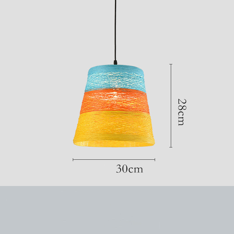 Creative Rattan Ball Pendant Light – Woven Hanging Lamp for Coffee Shops, Bars, Restaurants & Home Décor