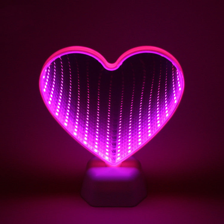 LED Infinity Love Tunnel Light – Double-Sided 3D Mirror Effect for Bedroom, Living Room & Party Décor