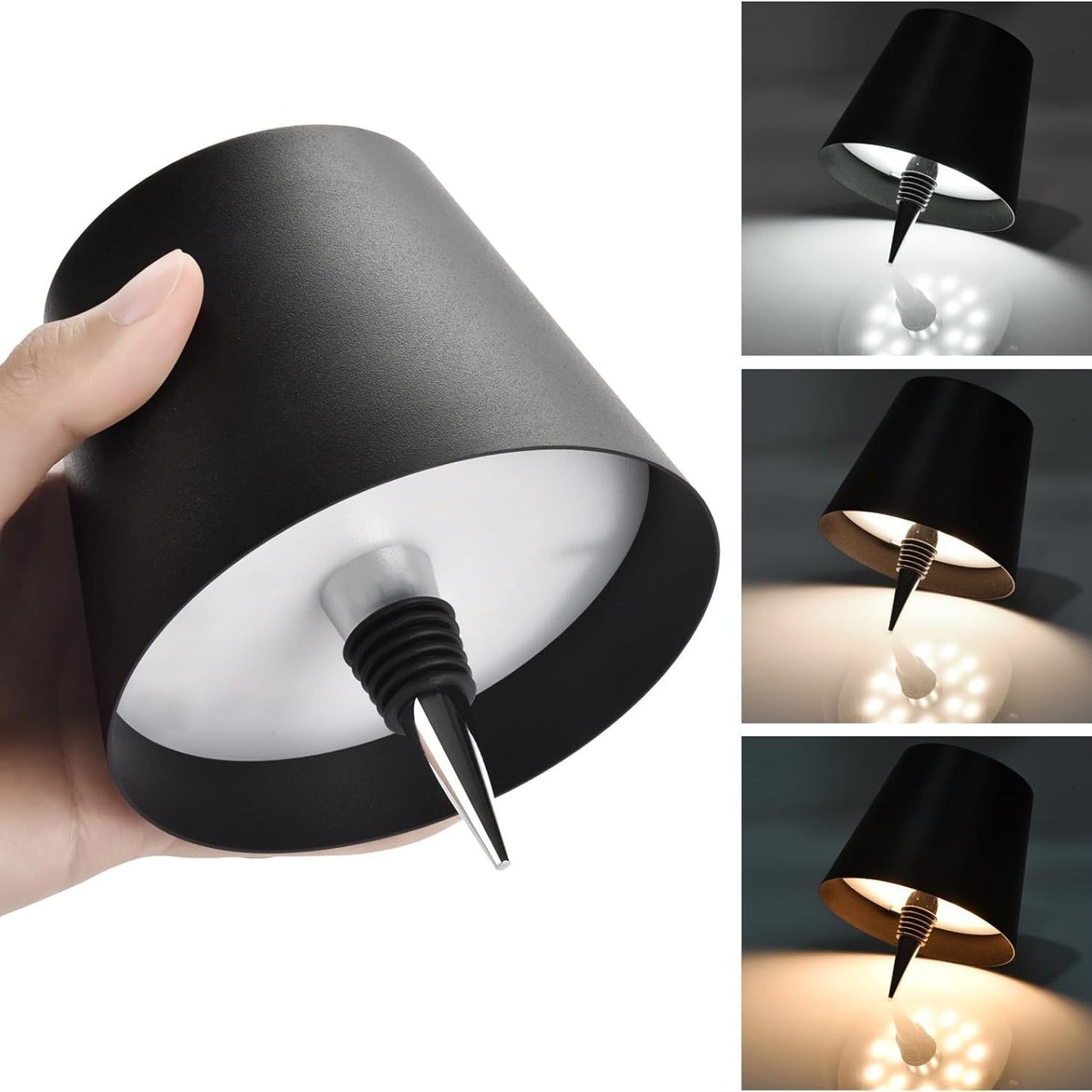 Wine Headlight Charging Dimming Wine Bottle Table Lamp