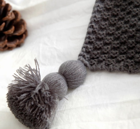 Nordic fringed knit ball blanket wool blanket office air conditioner