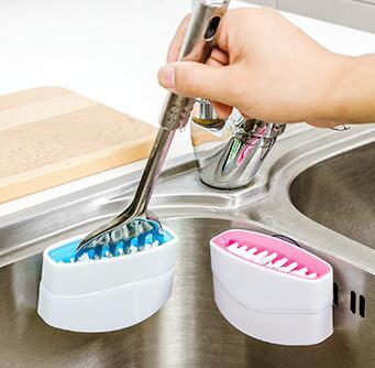 Creative Kitchen Knife And Fork Chopsticks Cleaning Brush