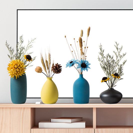 Creative Modern Ceramic Vases – Minimalist Home Decor for Living Room & Table Centerpieces