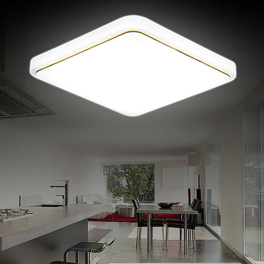 Modern Square LED Ceiling Lamp – Minimalist Lighting Fixture for Living Rooms & Bedrooms