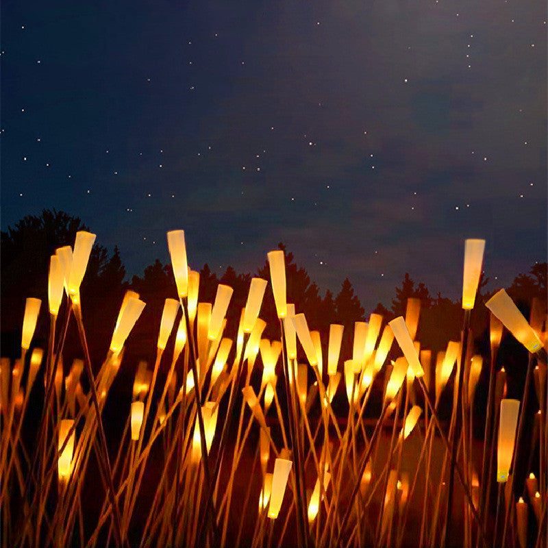 LED Glowing Frosted Stick Candle Reed Lamp