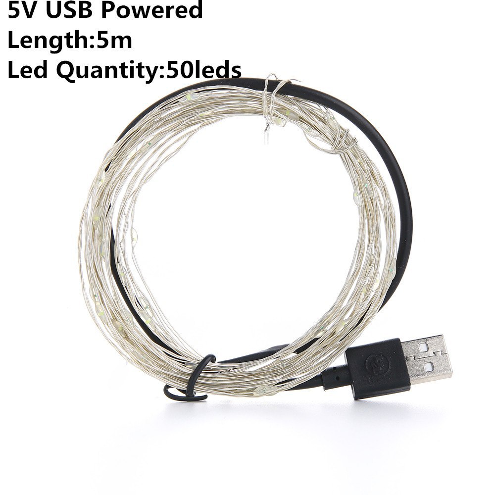 Light Led Outdoor Battery Powered 2m 5m10m String Lights