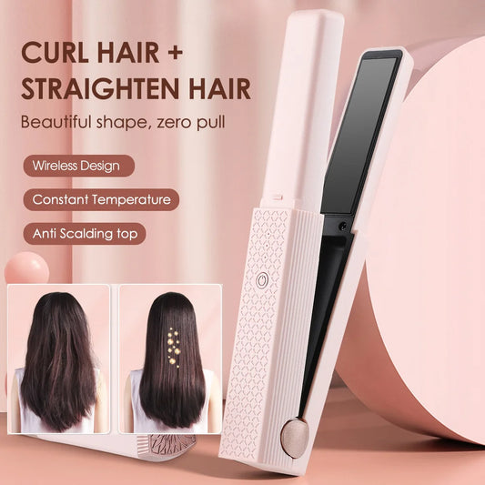 Hair Straightener Cordless Mini Ceramics