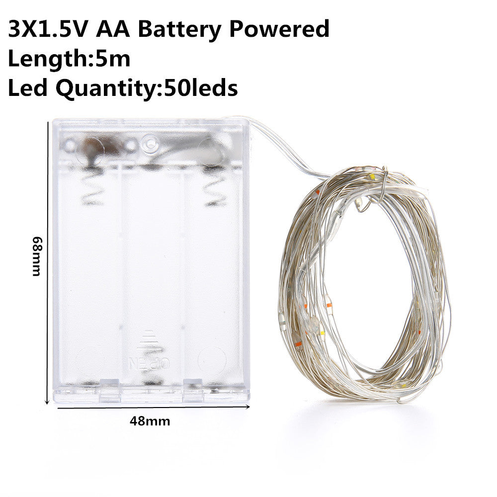 Light Led Outdoor Battery Powered 2m 5m10m String Lights