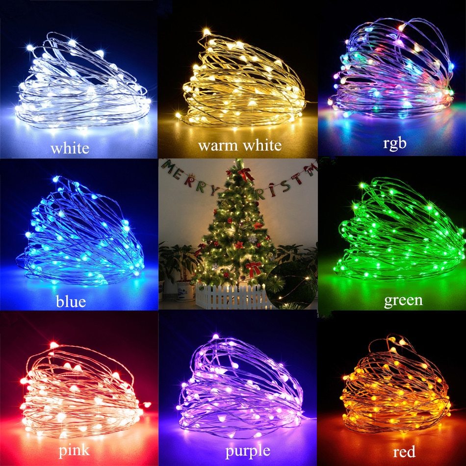 Light Led Outdoor Battery Powered 2m 5m10m String Lights