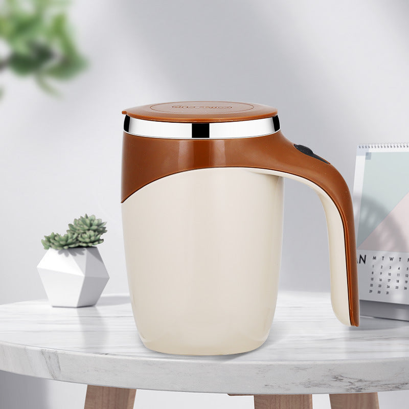 High Value Electric Stirring Cup Lazy Milkshake Rotating Magnetic Water Cup