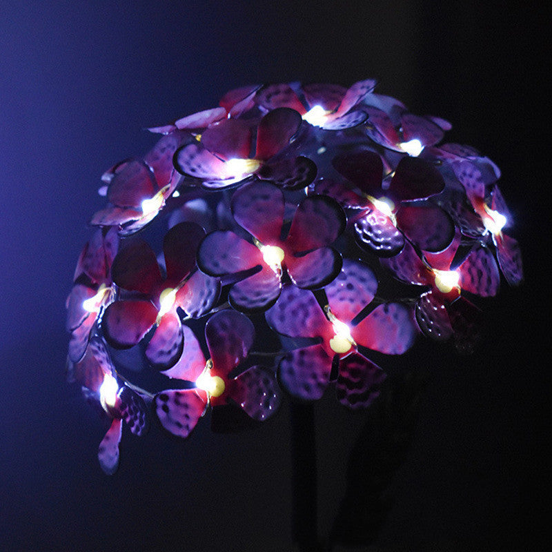 Simulation Flower Outdoor Garden Lawn Stakes Lamps