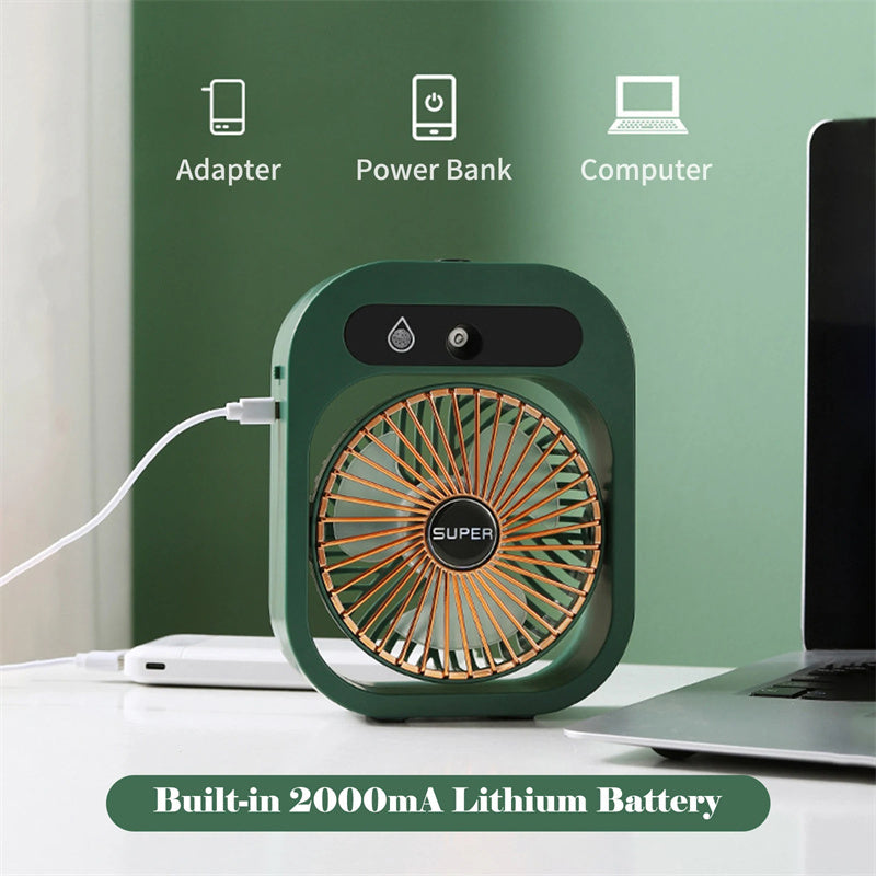 Air Conditioning Desk Misting Fan For Home