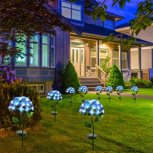 Simulation Flower Outdoor Garden Lawn Stakes Lamps