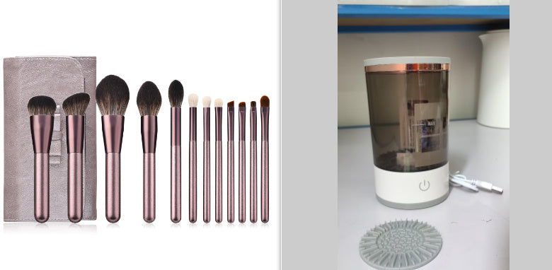 Eye Shadow Brush Cleaning Tool Portable Electric Makeup Brush