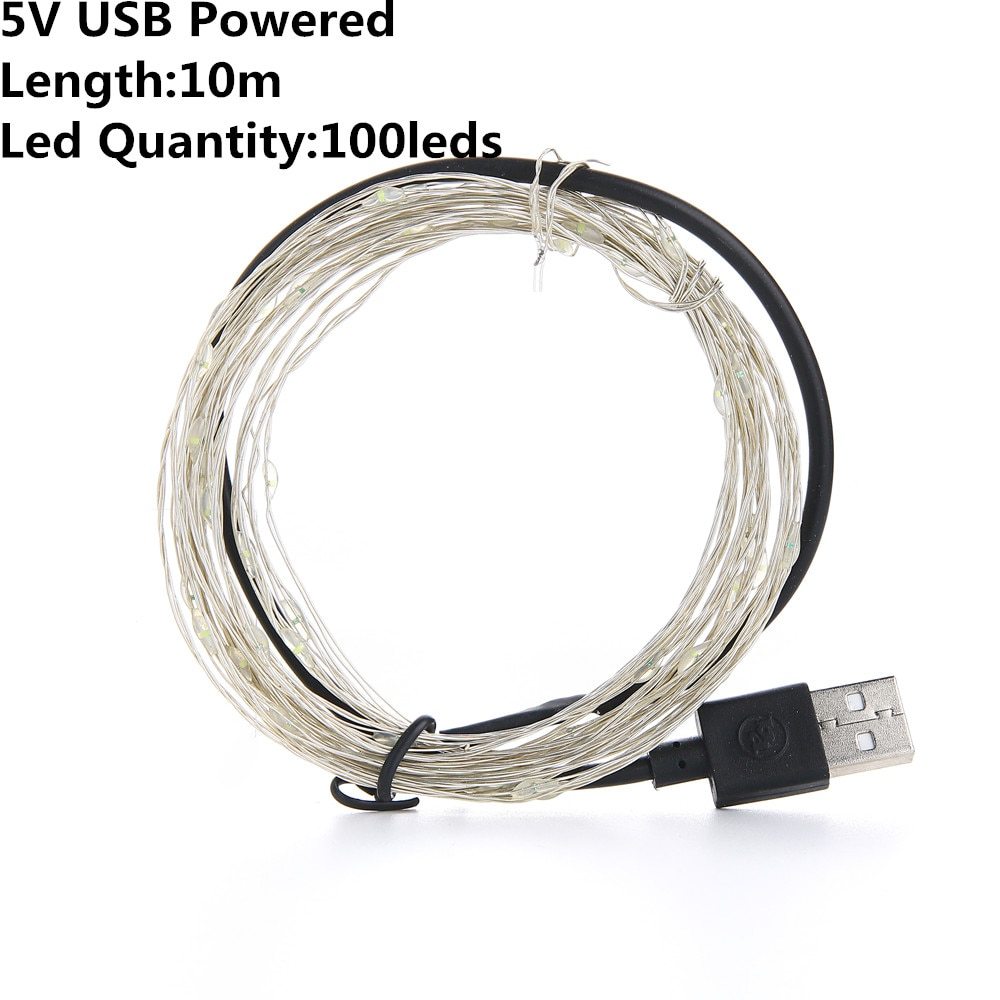 Light Led Outdoor Battery Powered 2m 5m10m String Lights