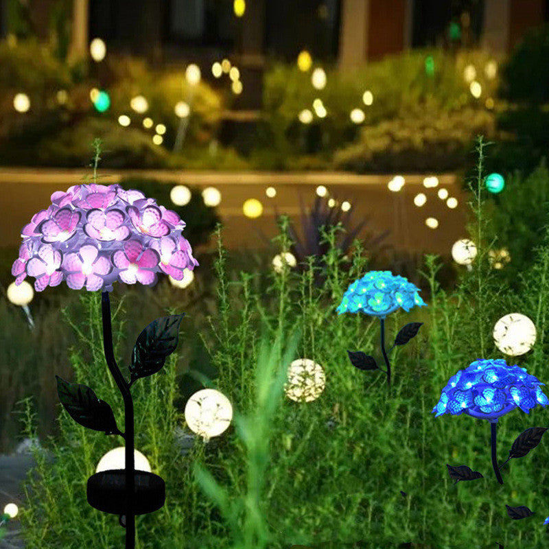 Simulation Flower Outdoor Garden Lawn Stakes Lamps