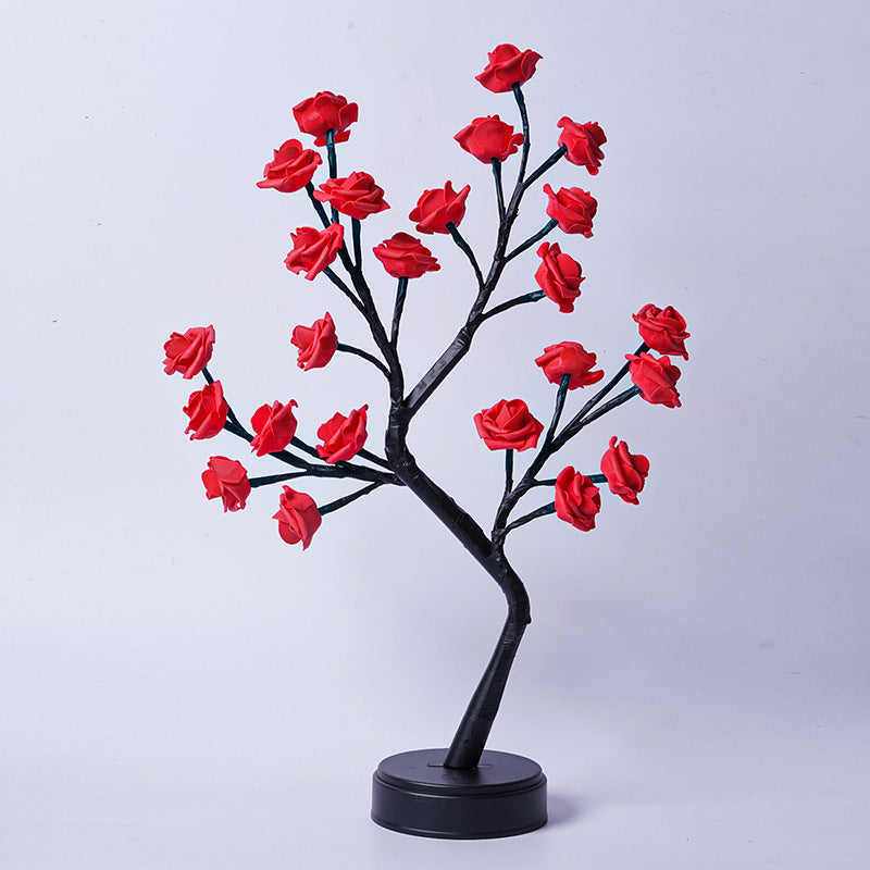 Table Lamp Flower Tree Rose Lamps Fairy Desk