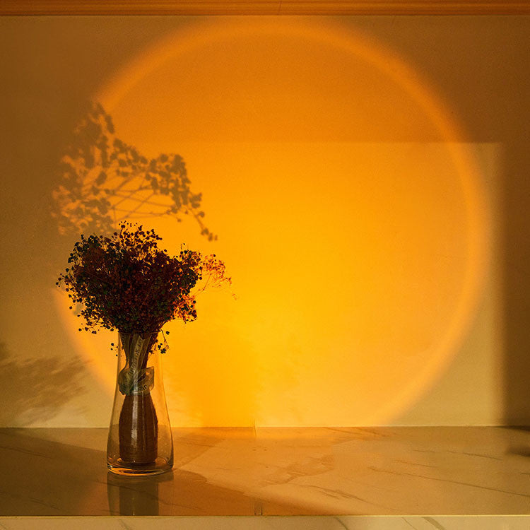 Furniture Battery Powered Sunset Nightlight Wall Lamp