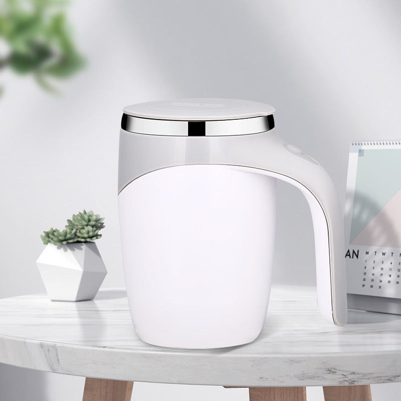 High Value Electric Stirring Cup Lazy Milkshake Rotating Magnetic Water Cup