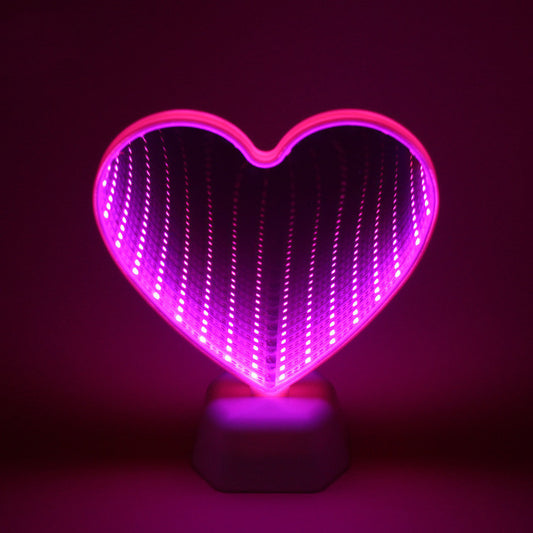 LED Infinity Love Tunnel Light – Double-Sided 3D Mirror Effect for Bedroom, Living Room & Party Décor