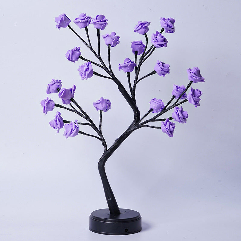 Table Lamp Flower Tree Rose Lamps Fairy Desk