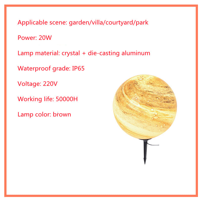 Outdoor Waterproof Villa Garden Grass Earth Lamp