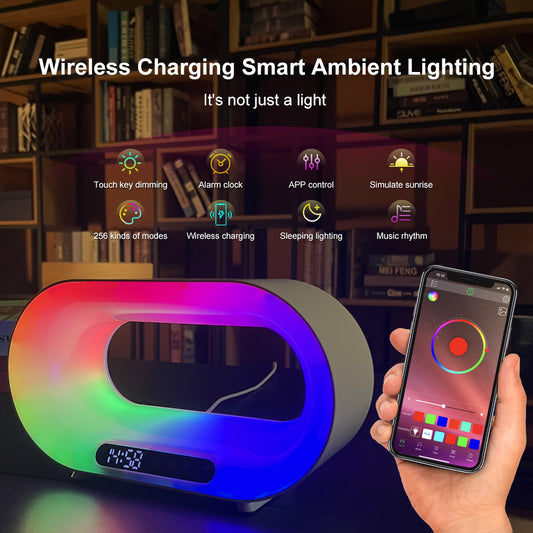 3 In 1 LED Night Light APP Control RGB Atmosphere Desk Lamp