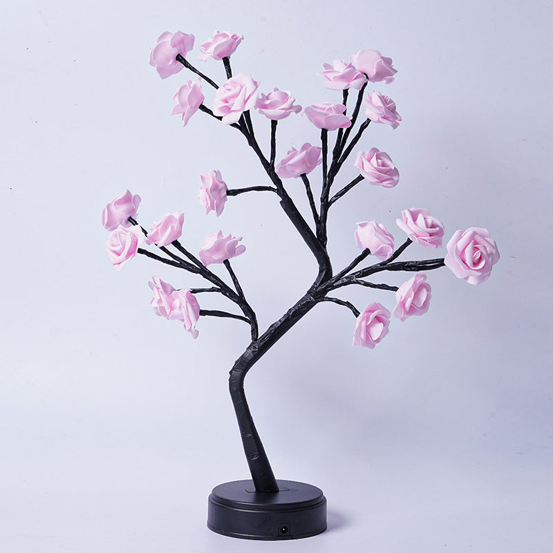 Table Lamp Flower Tree Rose Lamps Fairy Desk