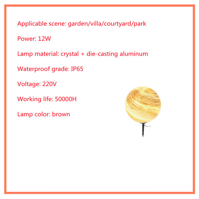 Outdoor Waterproof Villa Garden Grass Earth Lamp