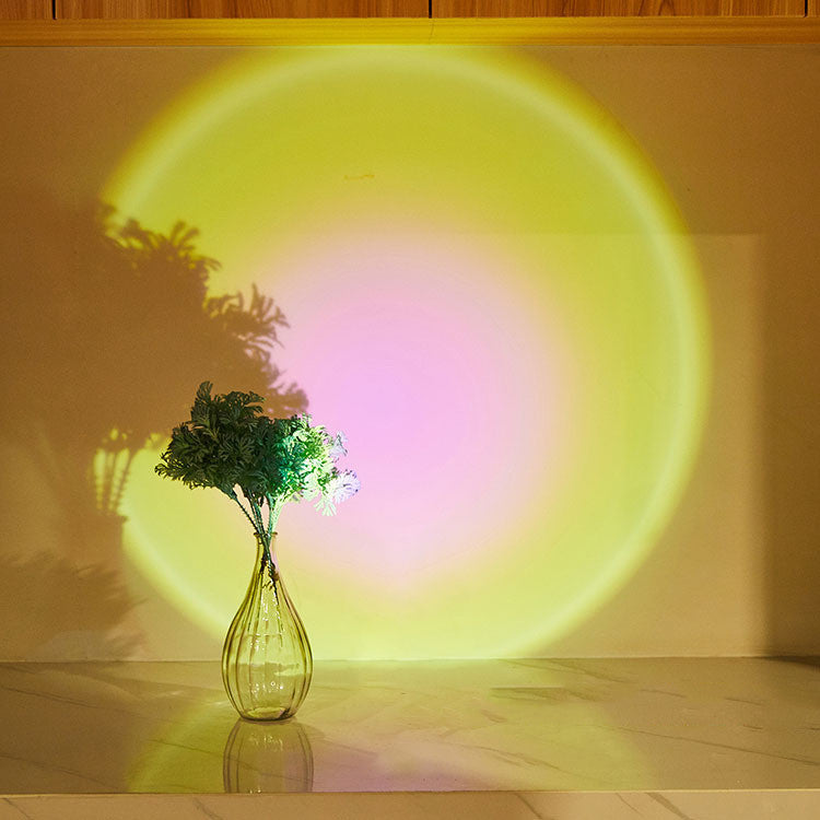 Furniture Battery Powered Sunset Nightlight Wall Lamp