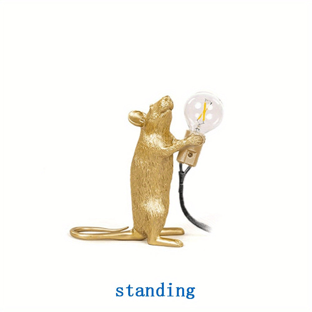 Creative Nordic Resin Mouse Table Lamp Desk