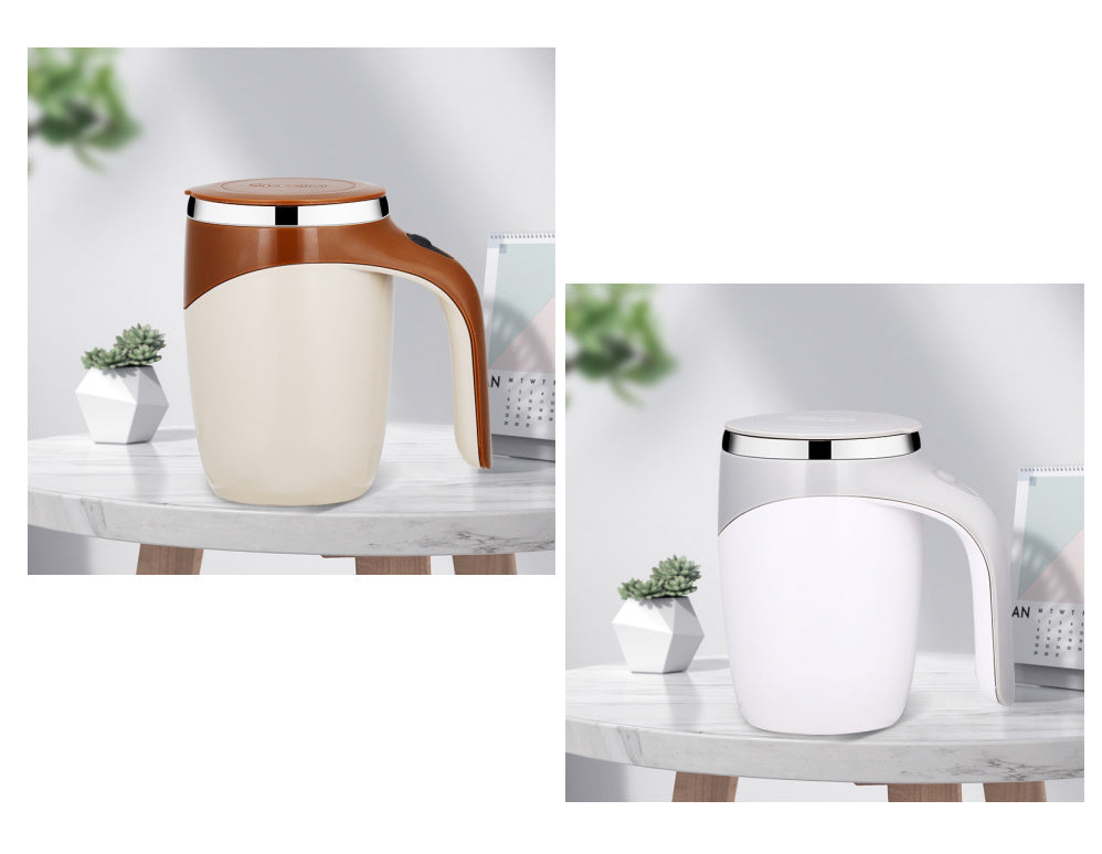 High Value Electric Stirring Cup Lazy Milkshake Rotating Magnetic Water Cup