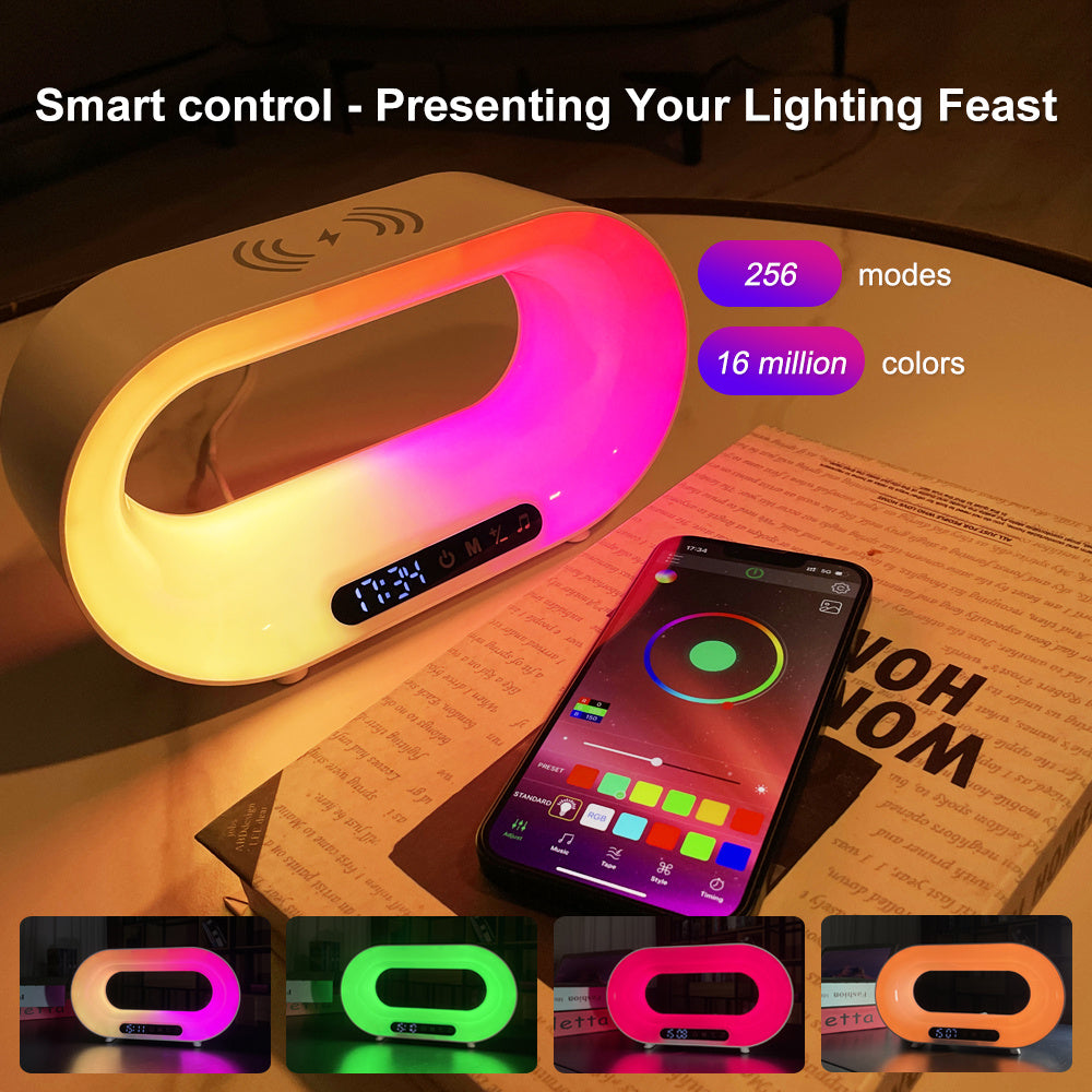 3 In 1 LED Night Light APP Control RGB Atmosphere Desk Lamp