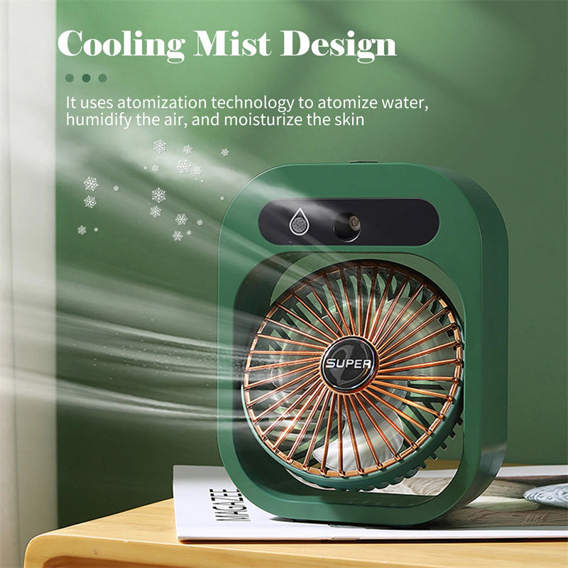 Air Conditioning Desk Misting Fan For Home