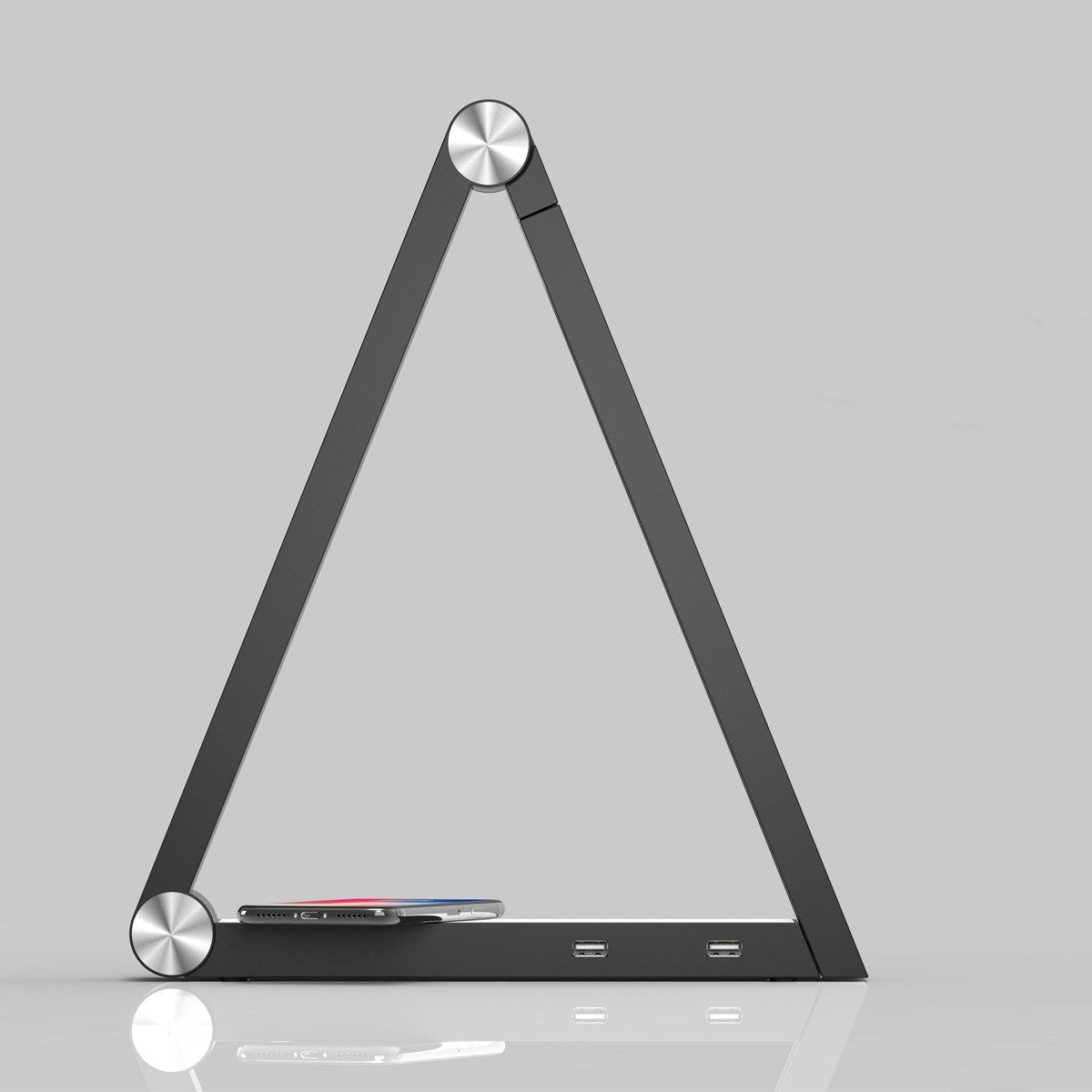 LED Triangle Table Lamp Wireless Charging Led Desk Lamps