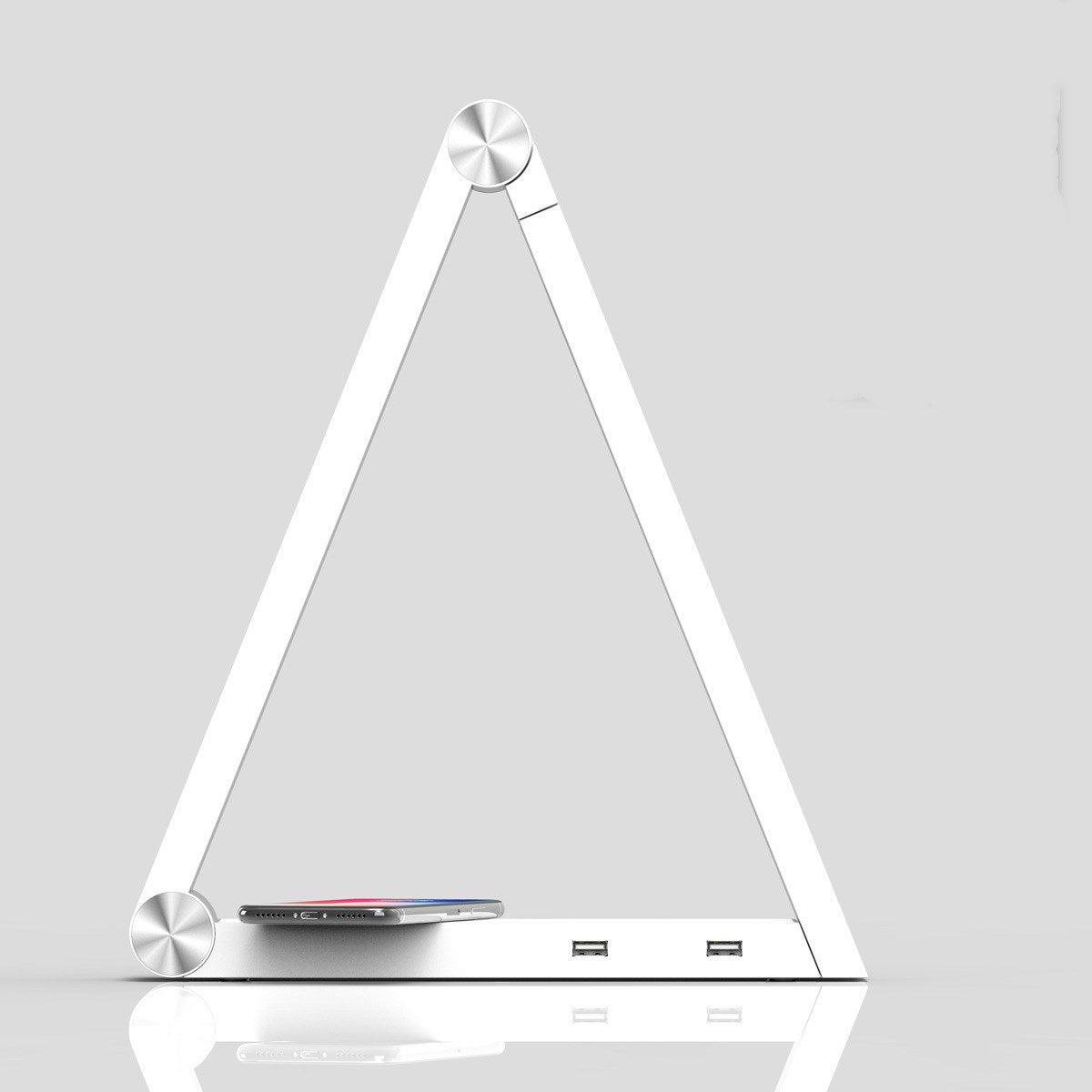 LED Triangle Table Lamp Wireless Charging Led Desk Lamps