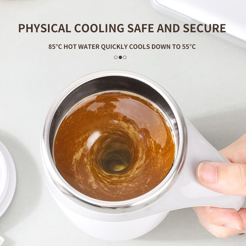 High Value Electric Stirring Cup Lazy Milkshake Rotating Magnetic Water Cup
