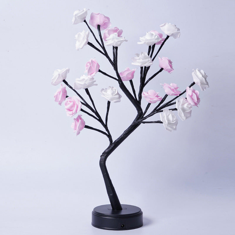 Table Lamp Flower Tree Rose Lamps Fairy Desk