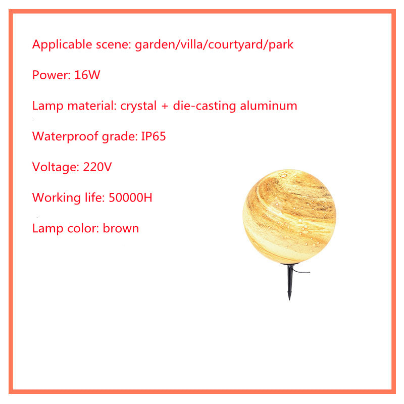 Outdoor Waterproof Villa Garden Grass Earth Lamp