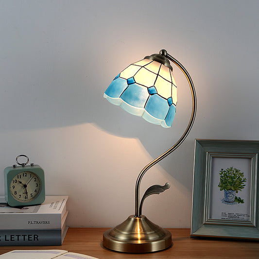 European-style Pastoral Mediterranean Bedside Lamp