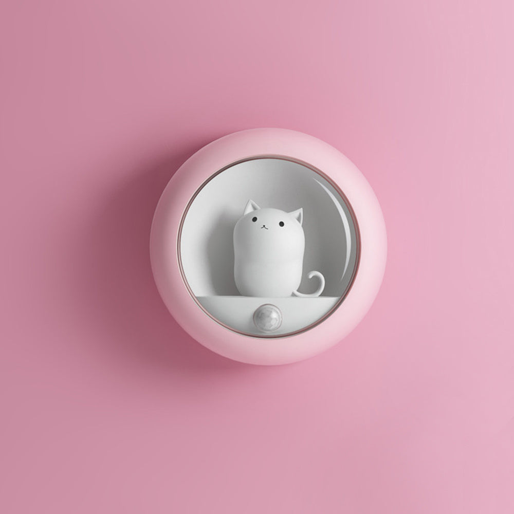 Induction Cat Night Light Pet Bedroom Atmosphere Lamp
