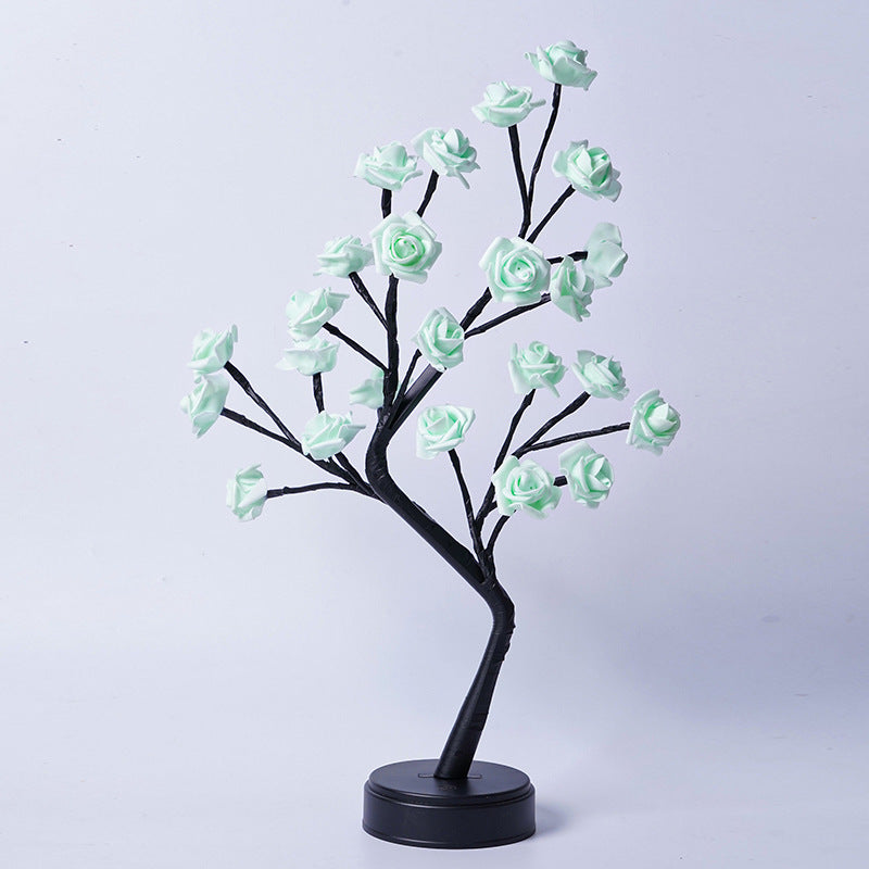 Table Lamp Flower Tree Rose Lamps Fairy Desk