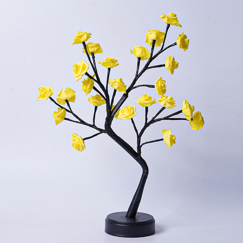 Table Lamp Flower Tree Rose Lamps Fairy Desk