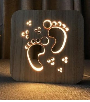 Night Lights Guitar Saxophone Violin Music Note 3D Lamp