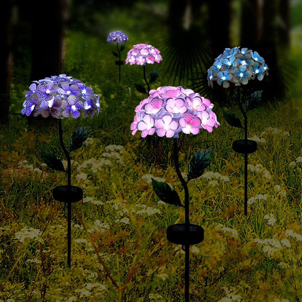 Simulation Flower Outdoor Garden Lawn Stakes Lamps